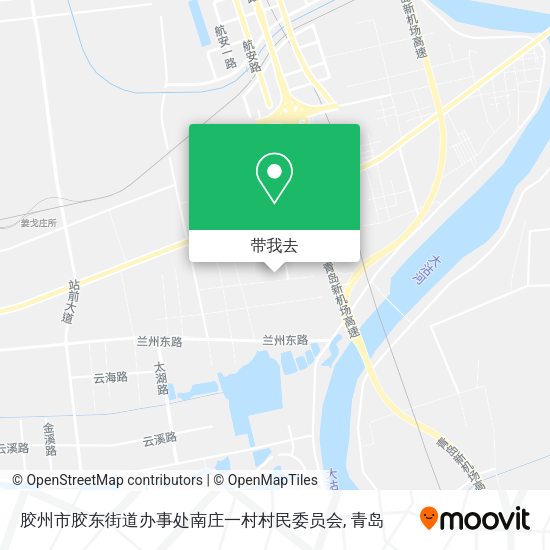 胶州市胶东街道办事处南庄一村村民委员会地图