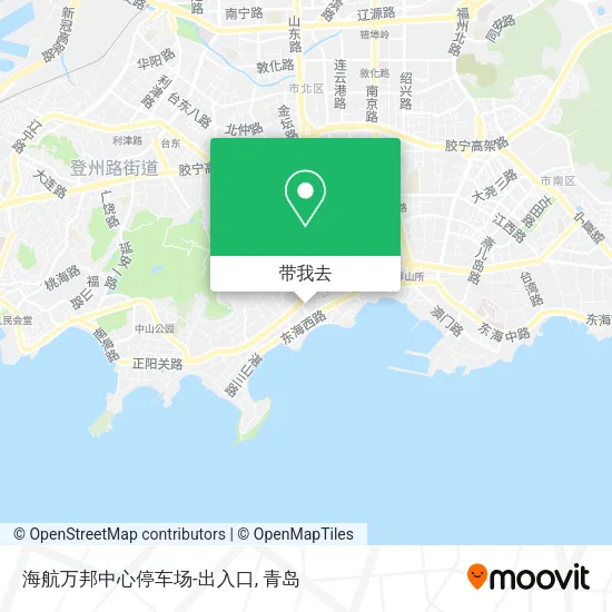 海航万邦中心停车场-出入口地图