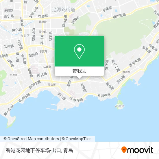 香港花园地下停车场-出口地图