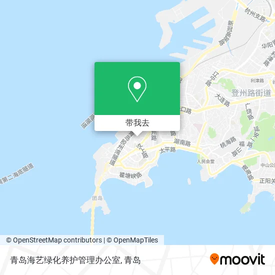青岛海艺绿化养护管理办公室地图