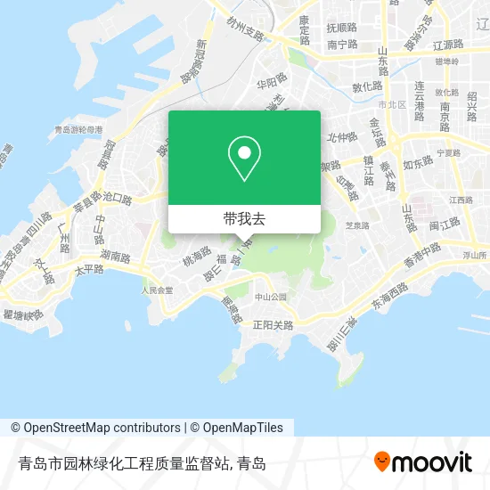 青岛市园林绿化工程质量监督站地图