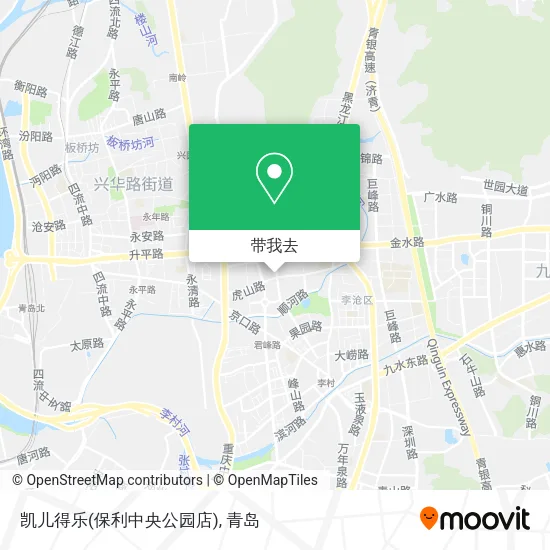 凯儿得乐(保利中央公园店)地图