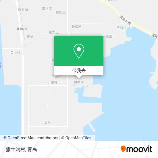 撒牛沟村地图