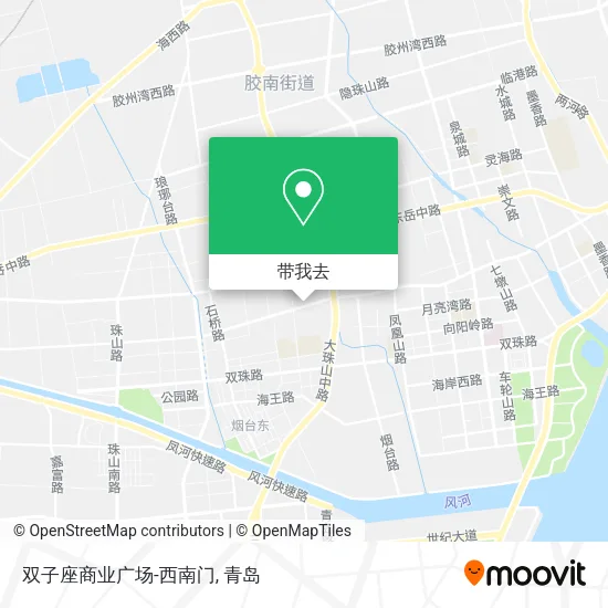 双子座商业广场-西南门地图