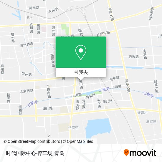 时代国际中心-停车场地图