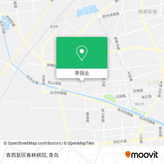 青西新区春林棋院地图