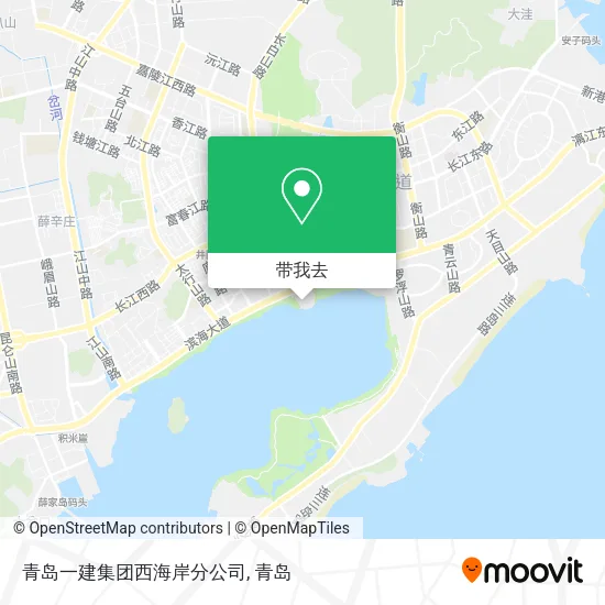 青岛一建集团西海岸分公司地图