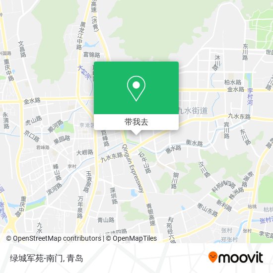 绿城军苑-南门地图