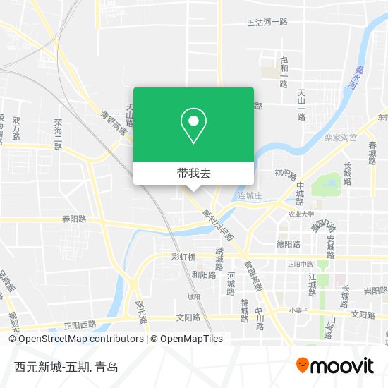 西元新城-五期地图