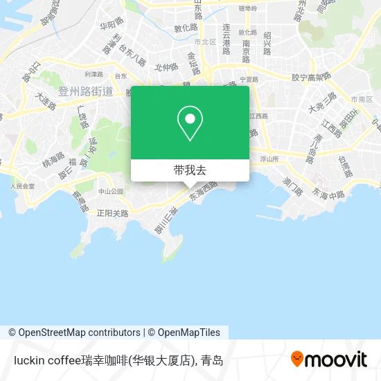 luckin coffee瑞幸咖啡(华银大厦店)地图