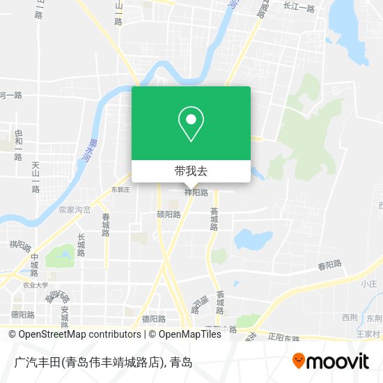 广汽丰田(青岛伟丰靖城路店)地图