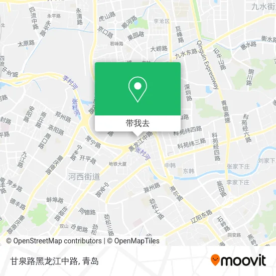 甘泉路黑龙江中路地图