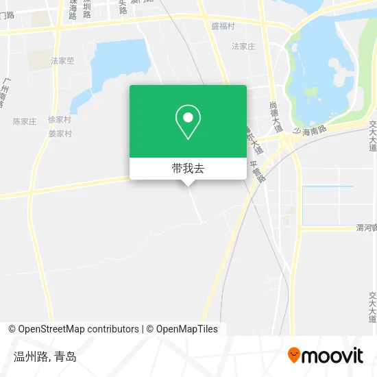 温州路地图