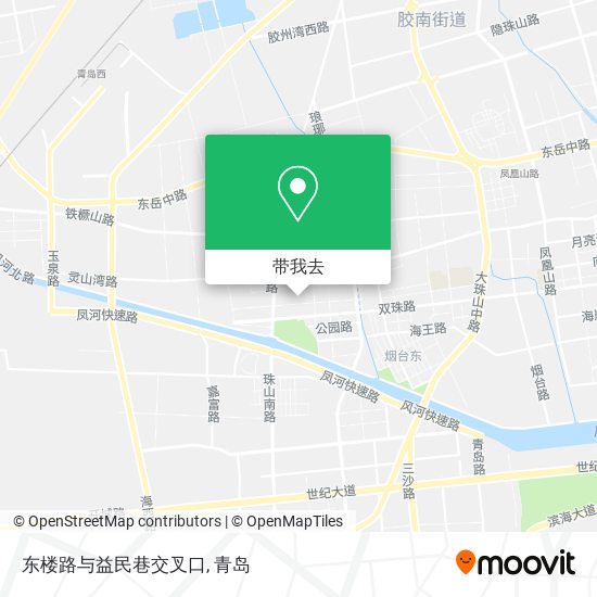 东楼路与益民巷交叉口地图