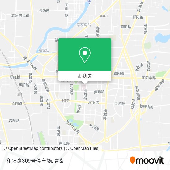 和阳路309号停车场地图