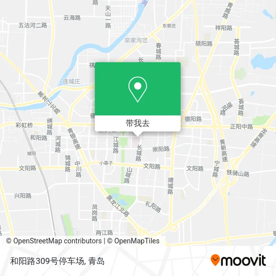 和阳路309号停车场地图