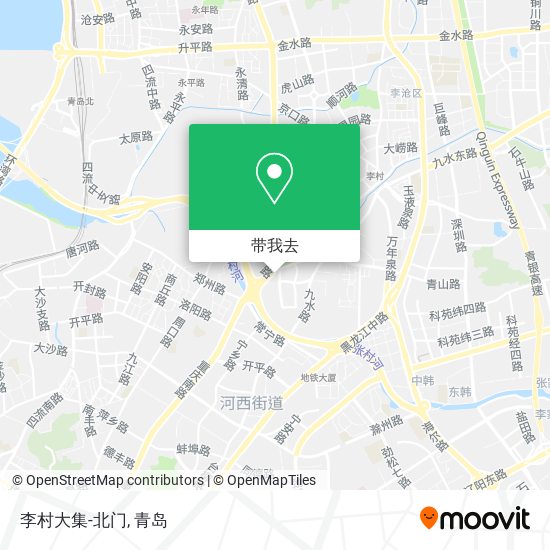 李村大集-北门地图
