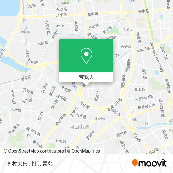 李村大集-北门地图