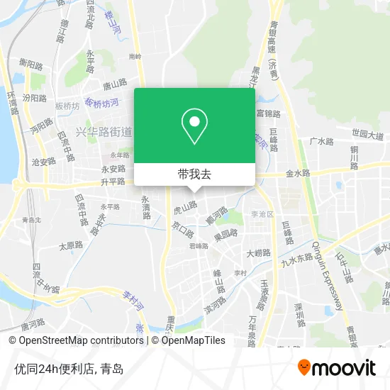 优同24h便利店地图