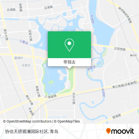 协信天骄观澜国际社区地图