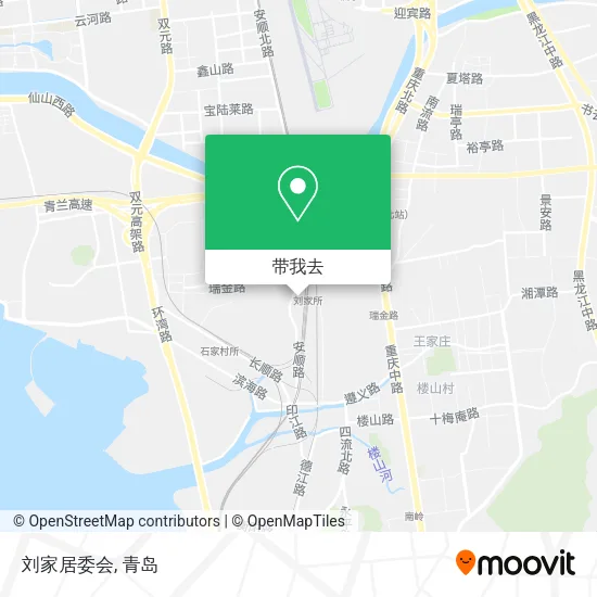 刘家居委会地图