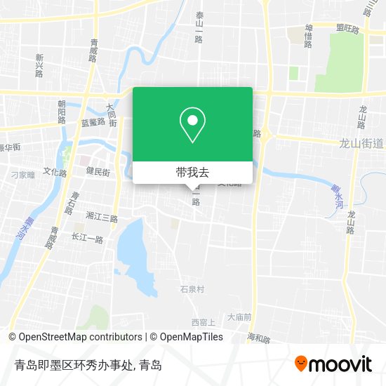 青岛即墨区环秀办事处地图