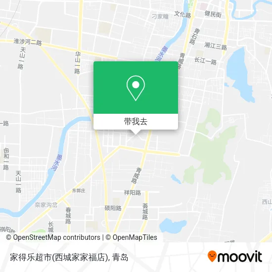 家得乐超市(西城家家福店)地图