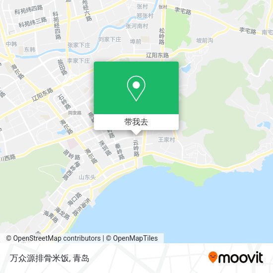 万众源排骨米饭地图