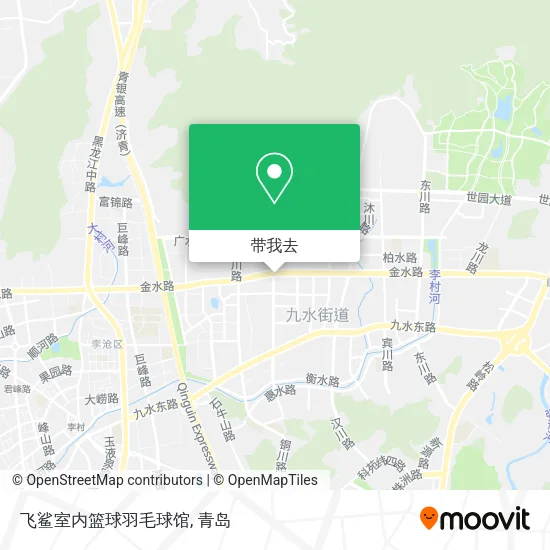 飞鲨室内篮球羽毛球馆地图