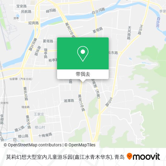 莫莉幻想大型室内儿童游乐园(鑫江水青木华东)地图