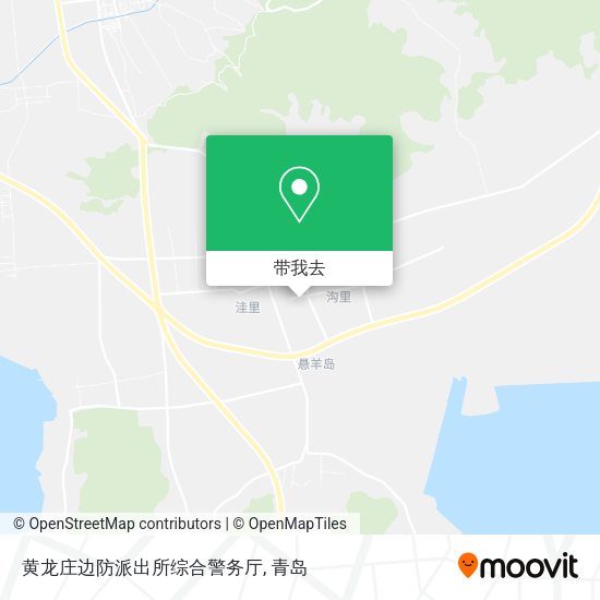 黄龙庄边防派出所综合警务厅地图