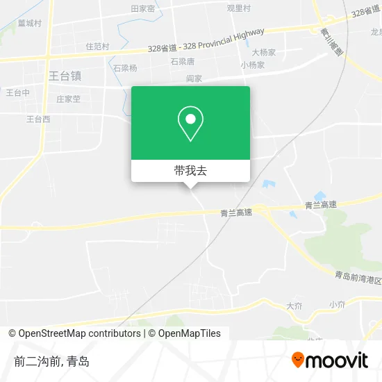 前二沟前地图