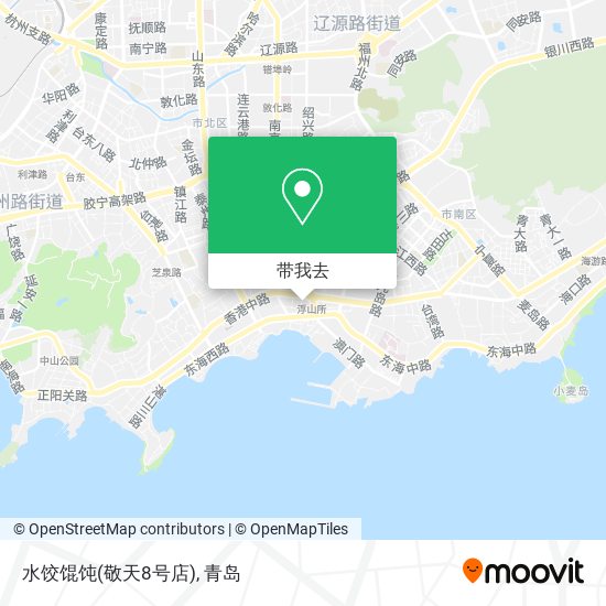 水饺馄饨(敬天8号店)地图