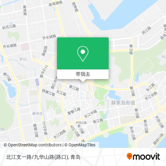 北江支一路/九华山路(路口)地图