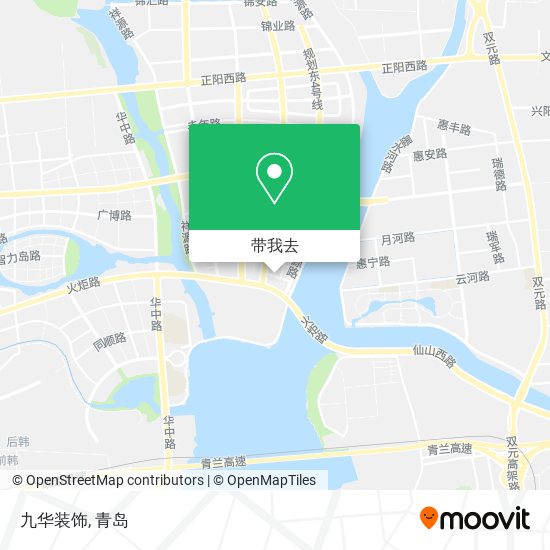 九华装饰地图