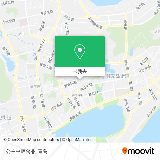 公主中韩食品地图