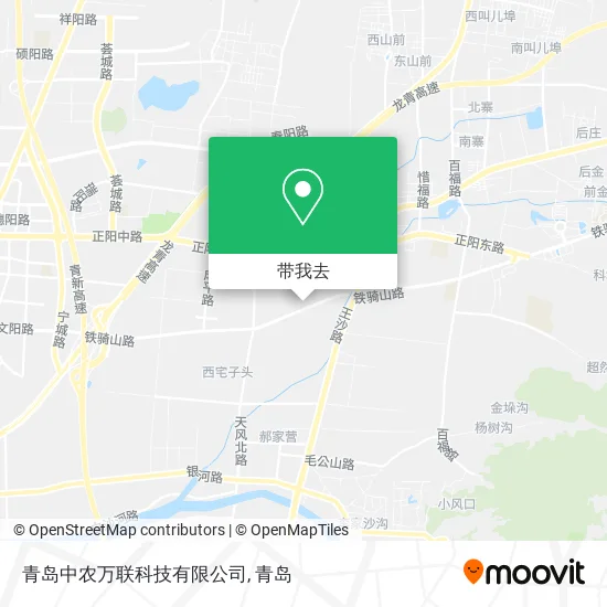 青岛中农万联科技有限公司地图