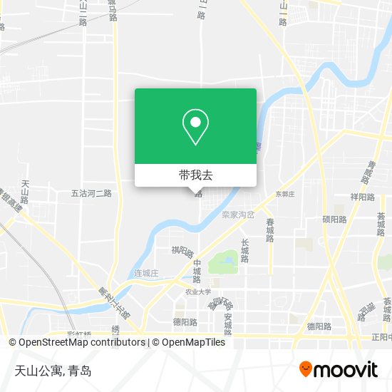 天山公寓地图