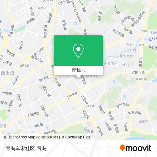 青岛车宋社区地图