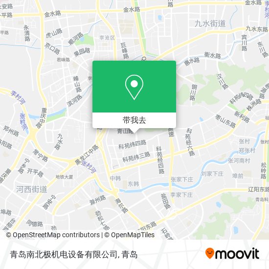 青岛南北极机电设备有限公司地图