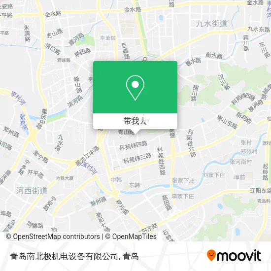 青岛南北极机电设备有限公司地图