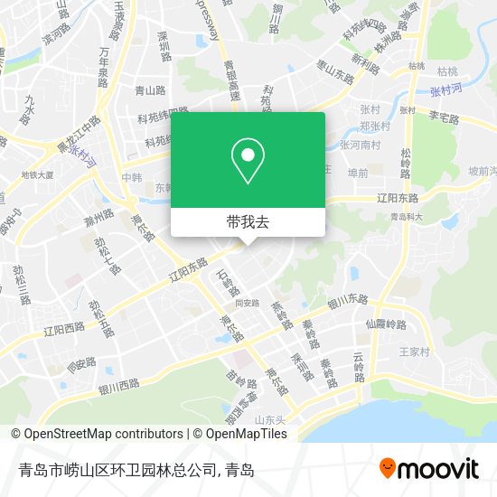 青岛市崂山区环卫园林总公司地图