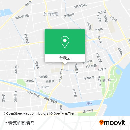 华青苑超市地图