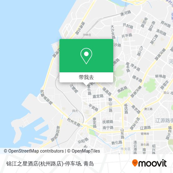 锦江之星酒店(杭州路店)-停车场地图