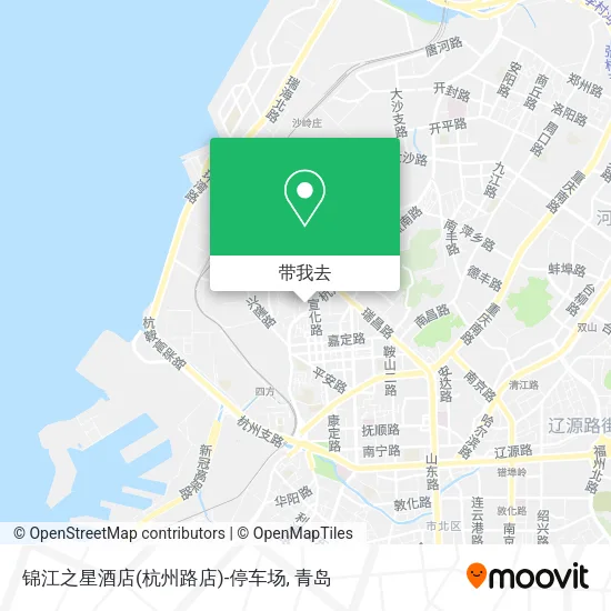 锦江之星酒店(杭州路店)-停车场地图