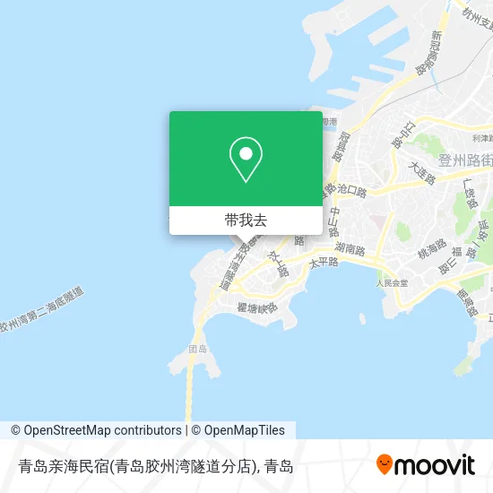 青岛亲海民宿(青岛胶州湾隧道分店)地图