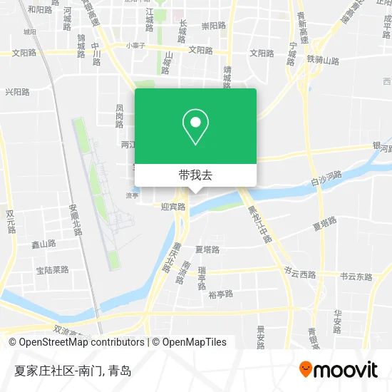 夏家庄社区-南门地图