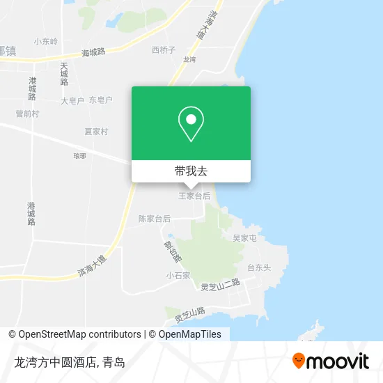 龙湾方中圆酒店地图