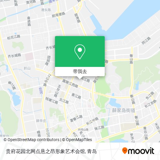 贵府花园北网点悬之昂形象艺术会馆地图