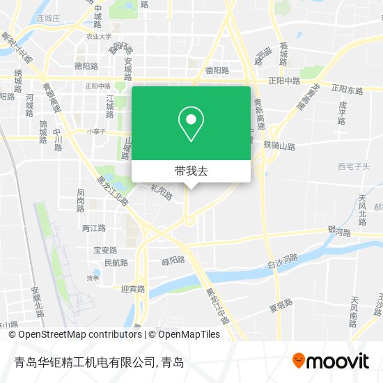 青岛华钜精工机电有限公司地图